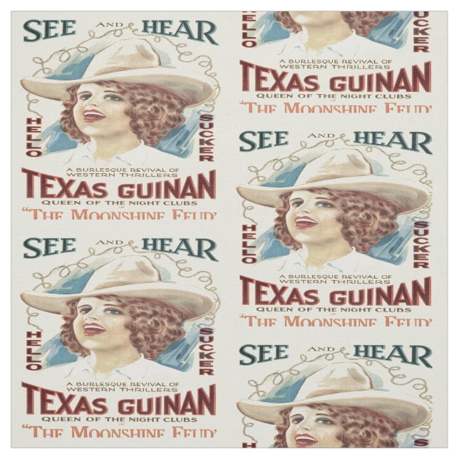 Tecido Ocidental do Texas Guinan Cowgirl (Modelo)