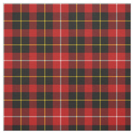 Tecido O'Connell Tartan Red e Black Irish Xadrez