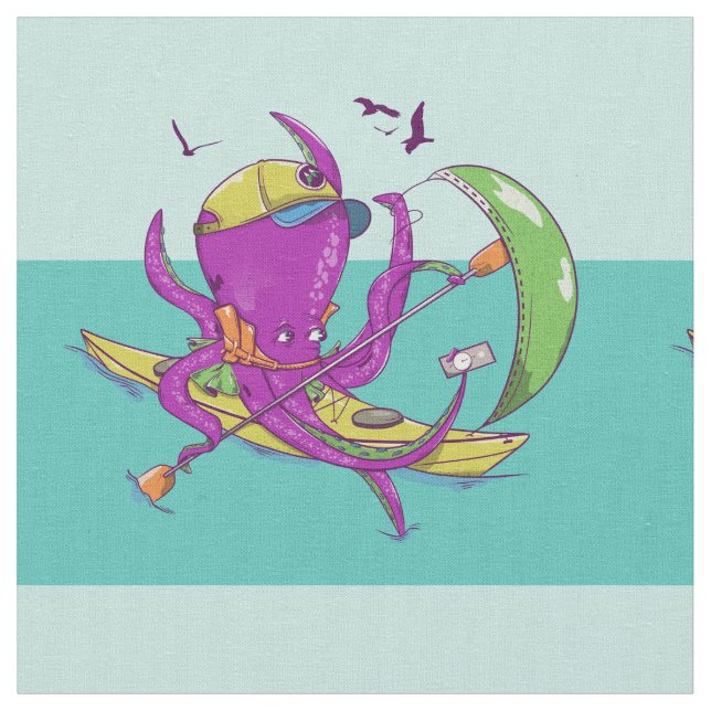 Tecido Octopus kayaking SEAKAYAK (Detalhe)