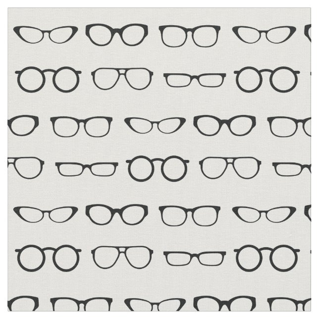 Tecido Óculos de preto-e-branco ótimos (Detalhe)
