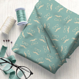 Tecido Óculos hipsteres e bigode nº 6 ID1073