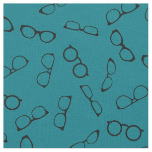 Tecido Óculos Óptico Optometrista Teal