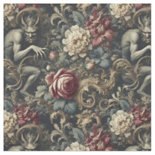 Tecido Ofereça-nos da Decadência - Azulejo Clássico Gótic