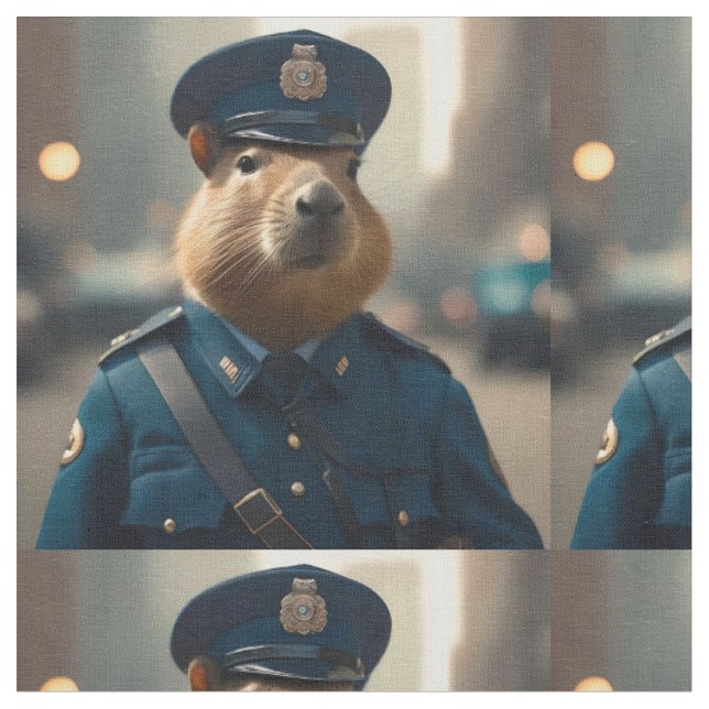 Tecido Oficial Capybara: Mantendo a Paz, (Detalhe)