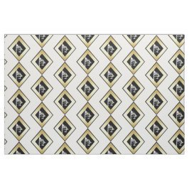 Tecido Óleo Pumpjacks no ouro esboçado no preto