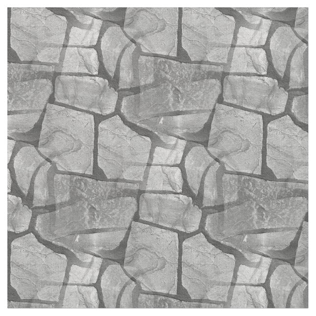 Tecido Olhar de pavimentação de pedra cinzento decorativo (Detalhe)