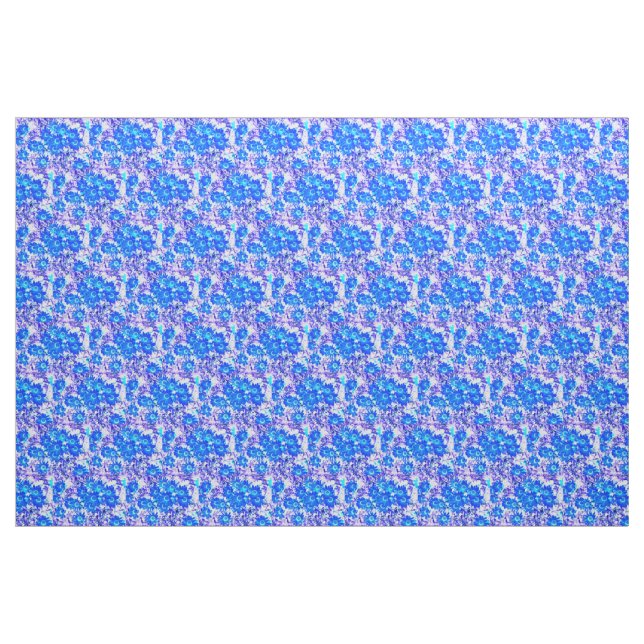 Tecido Olhar floral legal azul (Fat Quarter)