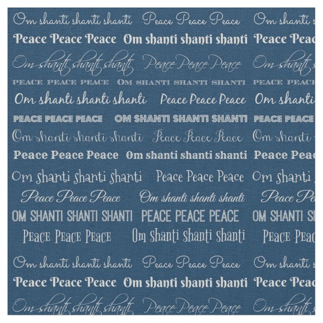 Tecido Om Shanti, Peace Cotton (Detalhe)