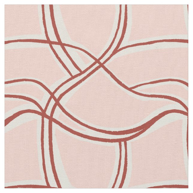Tecido Ondas calmantes rosa tropical empoeirado  (Detalhe)
