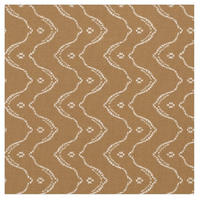 Tecido Ondas de renda bege boho sofisticam o lar (Detalhe)