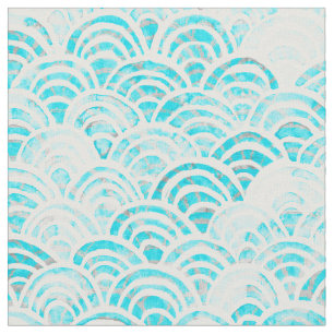 Tecido Ondas de Shibori Ceiki Watercolor