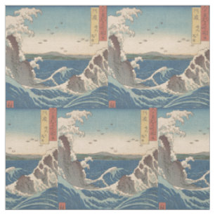 Tecido Ondas Japonesas Naruto Redemoinho Oceano Arte