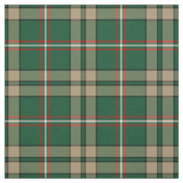 Tecido O'Neill Tartan Green e Tan Irish Xadrez