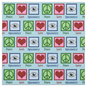 Tecido Optometria de Amor pela Paz Optometria