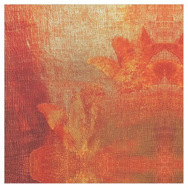 Tecido Orange Batik (Detalhe)