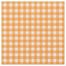 Orange Checked Gingham para latas domésticas