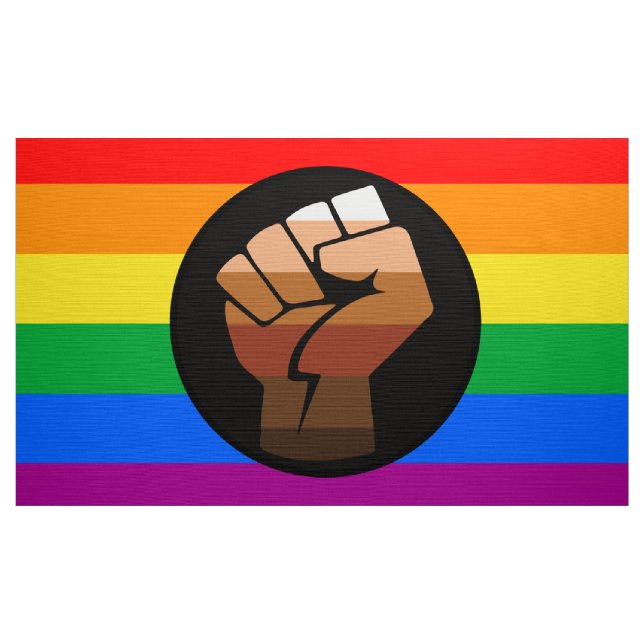 Tecido ORGULHO LGBTQ (Orgulho de Punição POC) (Jarda)