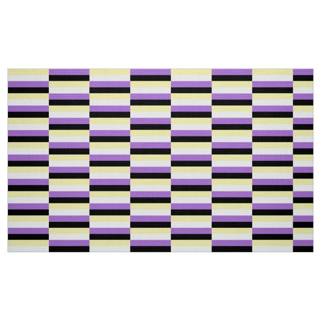 Tecido Orgulho Não Binário (Fat Quarter)