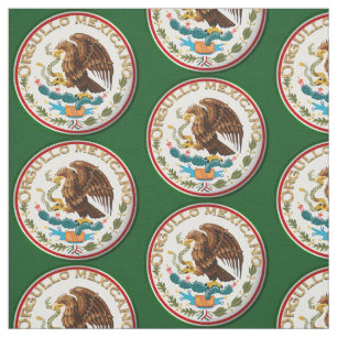 Tecido Orgullo Mexicano (Águia da Bandeira Mexicana)