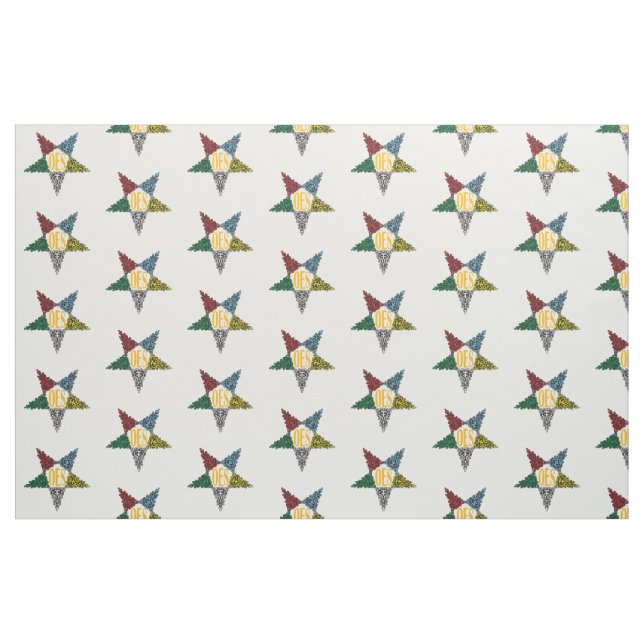 Tecido oriental da estrela (Fat Quarter)