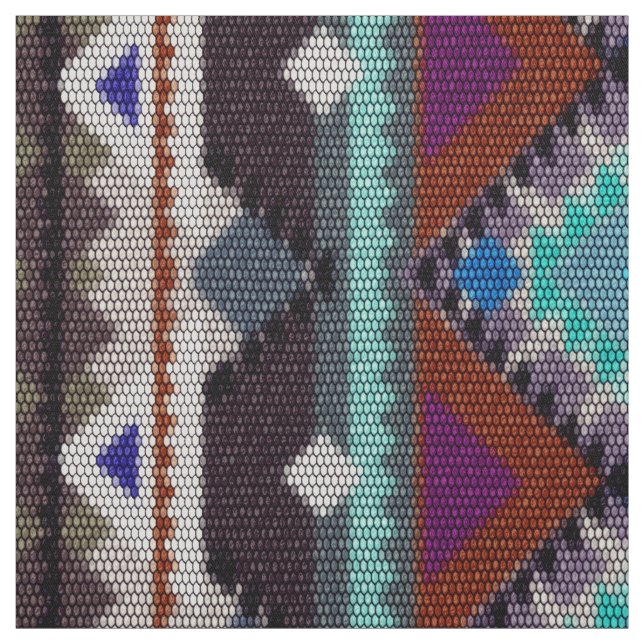 Tecido Ornamento boémio no ethno-estilo, asteca (Modelo)