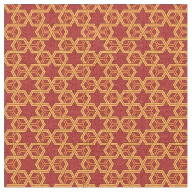 Tecido Ornamento geométrico à moda (Detalhe)