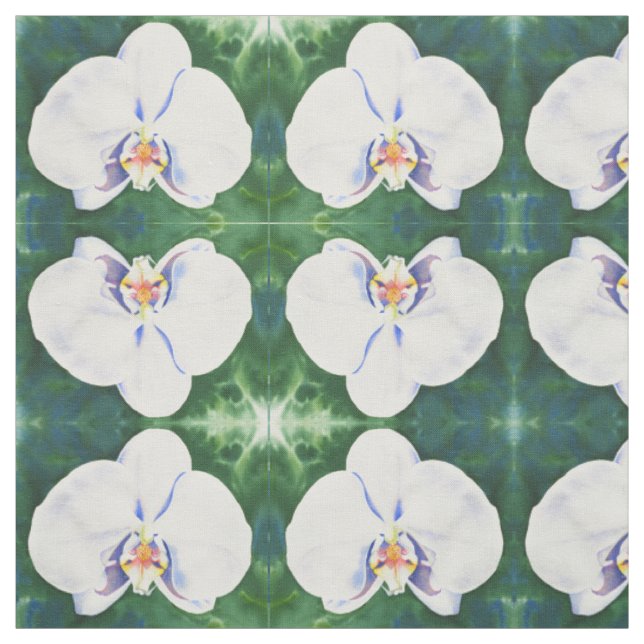 Tecido Orquídea Branca (Modelo)