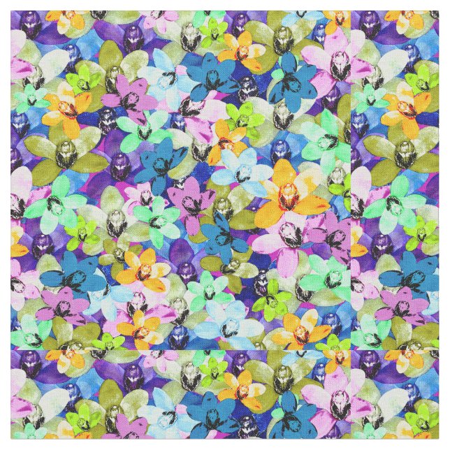 Tecido Orquídea Extravaganza (Detalhe)