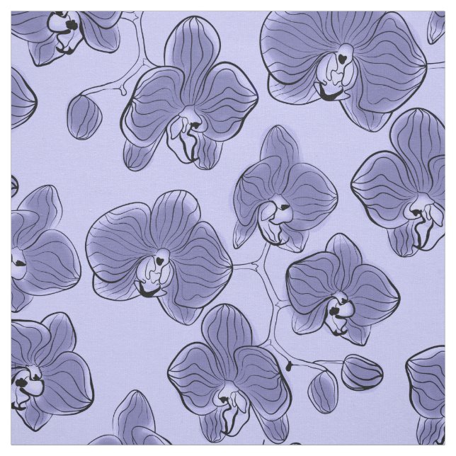 Tecido Orquídeas sem costura, orquídeas, flores da falaen (Modelo)
