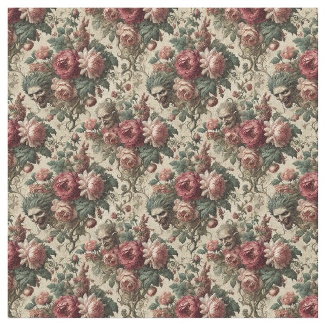 Tecido Os Couriers Goblin - Azulejo Gótico Denso (Detalhe)