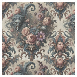 Tecido Os Fins Formais - Azulejo Clássico Vitoriano Gótic