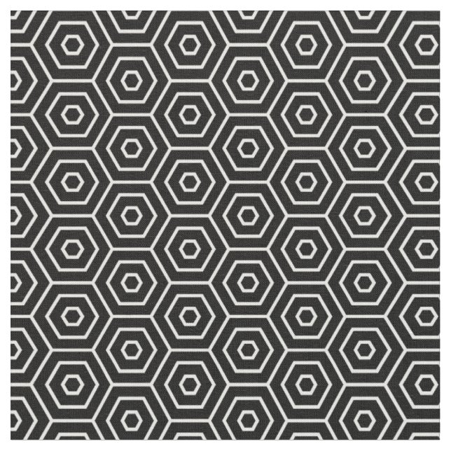 Tecido Os hexágonos texture o teste padrão geométrico (Detalhe)