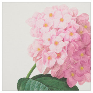 Tecido Os Hydrangeas cor-de-rosa de Redoute pentearam o