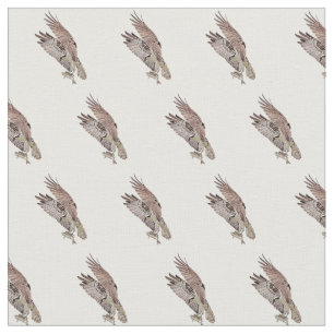 Tecido Osprey com peixe