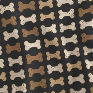 Tecido Osso de Cachorro Cinza Escuro