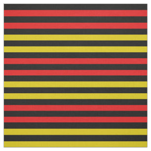 Tecido Ouro amarelo, vermelho brilhante, estilhaço preto