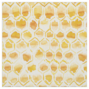 Tecido Ouro HONEY HOME Beehive Honeycomb