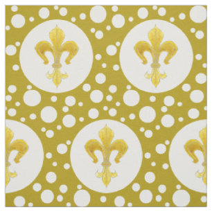 Tecido Ouro Royal Lily & Dots + seu backgr. & ideias