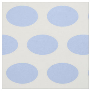 Tecido Ovals dos azuis bebés no fundo branco