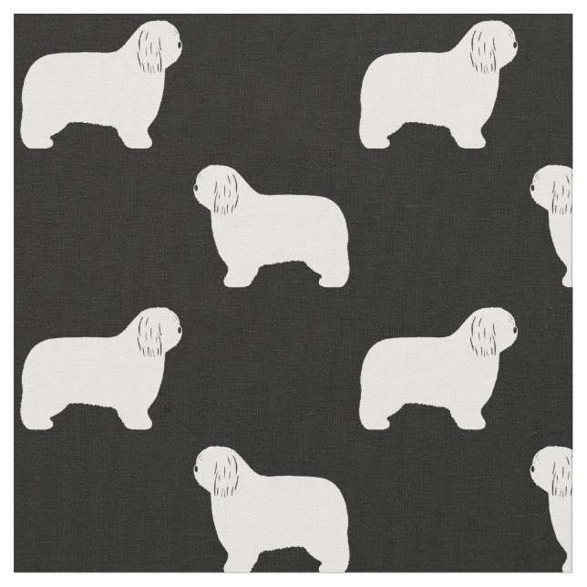 Tecido Ovelino polonês Silhouettes Cães Patterados (Detalhe)