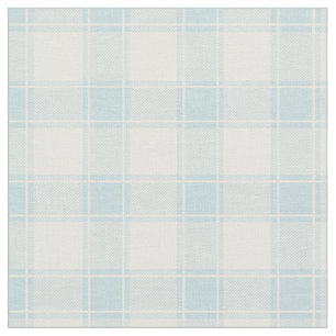 Tecido Ovo de Pato Azul e Xadrez Branco Búfalo