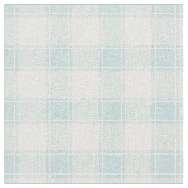 Tecido Ovo de Pato Azul e Xadrez Branco Búfalo (Detalhe)