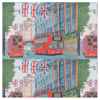 Tecido Oxford Street- Jubileu de Diamante da Rainha tecid