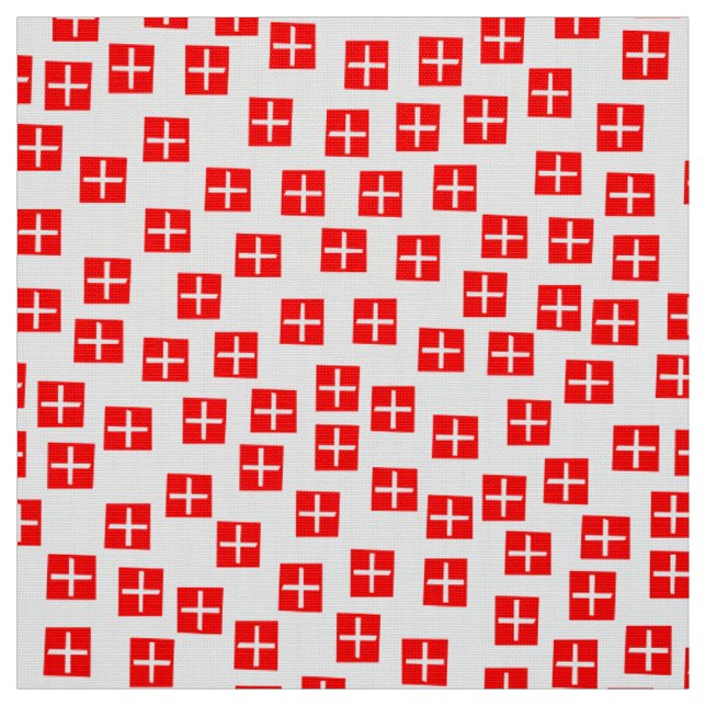 Tecido Padrão 270715 - Vermelho e Branco (Modelo)