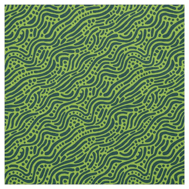 Tecido Padrão Abstrato 110523 - Tons de Verde v2 (Modelo)