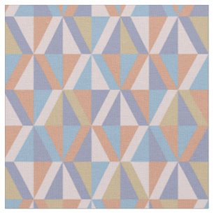 Tecido Padrão abstrato geométrico colorido vintage