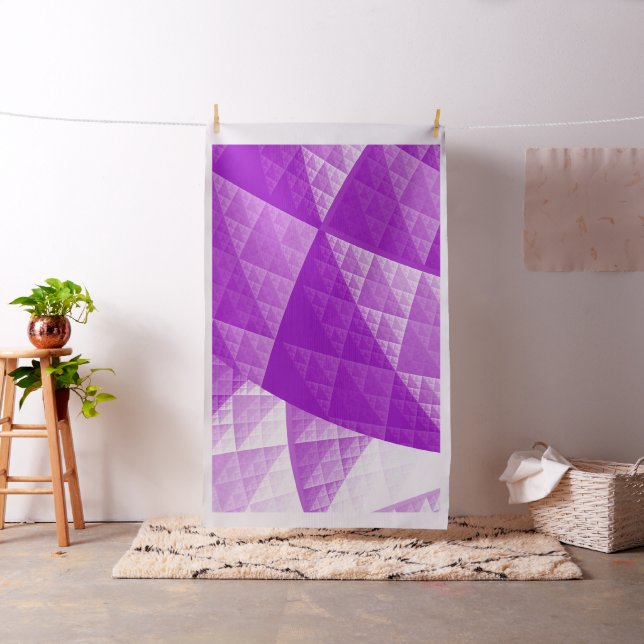 Tecido Padrão abstrato violeta (In Situ)