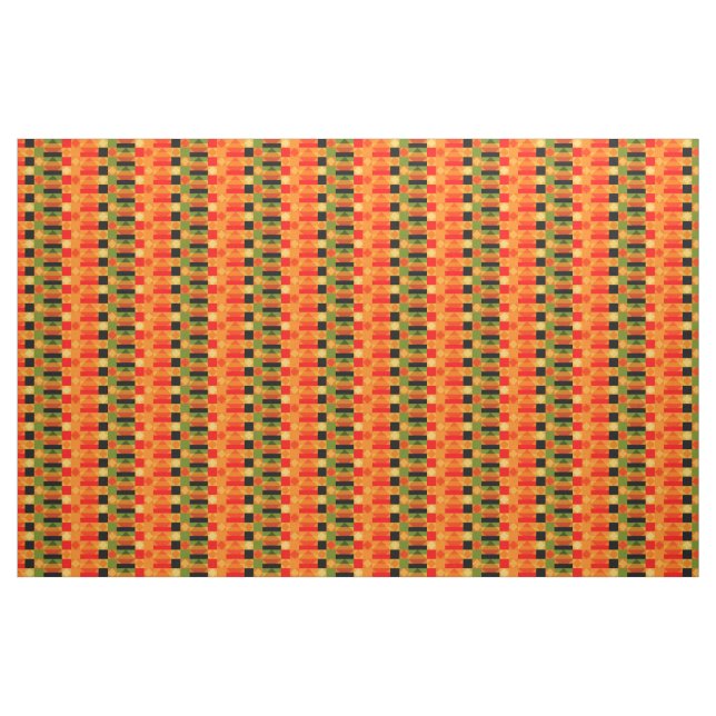 Tecido Padrão Africano Kente Cloth (Jarda)