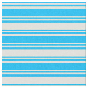 Tecido Padrão Amarelo-Azul-Céu-Profundo das faixas