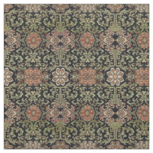 Tecido Padrão Anterior de Brocade Floral Japonês